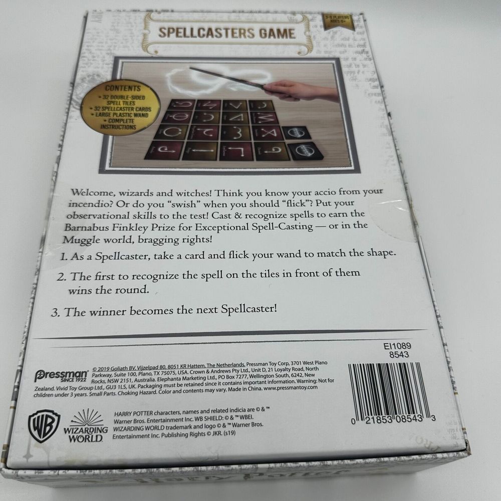 Harry Potter Spellcasters A Charade Game With A Magical Spin Wand Kid Toy 6+ - Picture 9 of 12